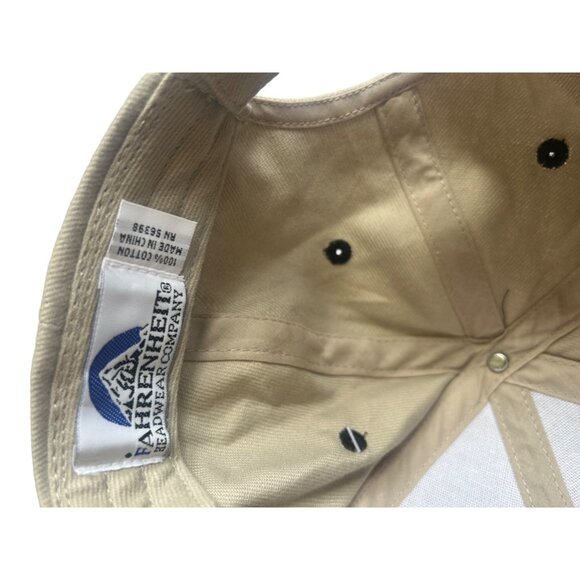 Kansas City Beige & Black Baseball Cap By Fahrenheit Headwear Company - Picture 5 of 9